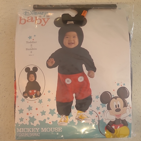 Disney Baby Mickey Mouse Red and Black Costume - Picture 1 of 1